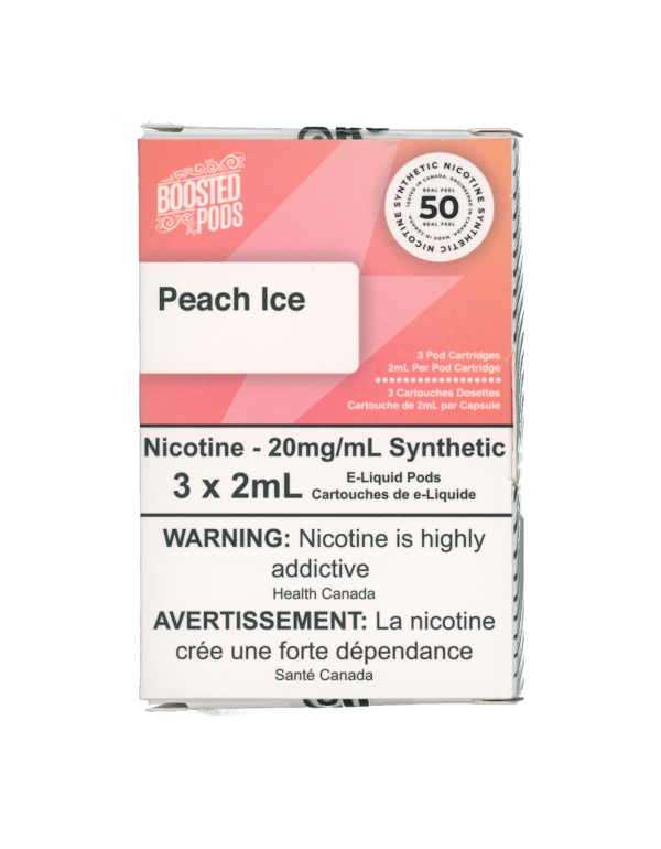 Peach Ice Boosted Synthetic Pods
