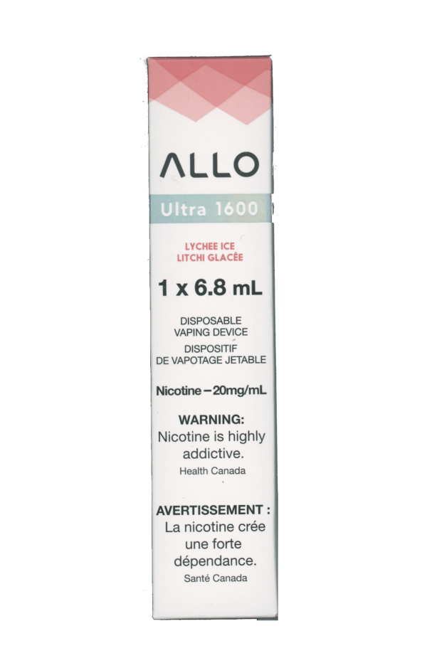 Allo 1600 Lychee Ice Disposable