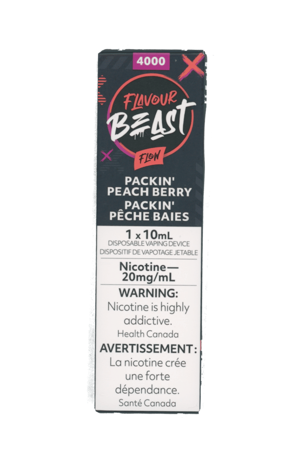 Flavour Beast 4000 Popn Peach Berry