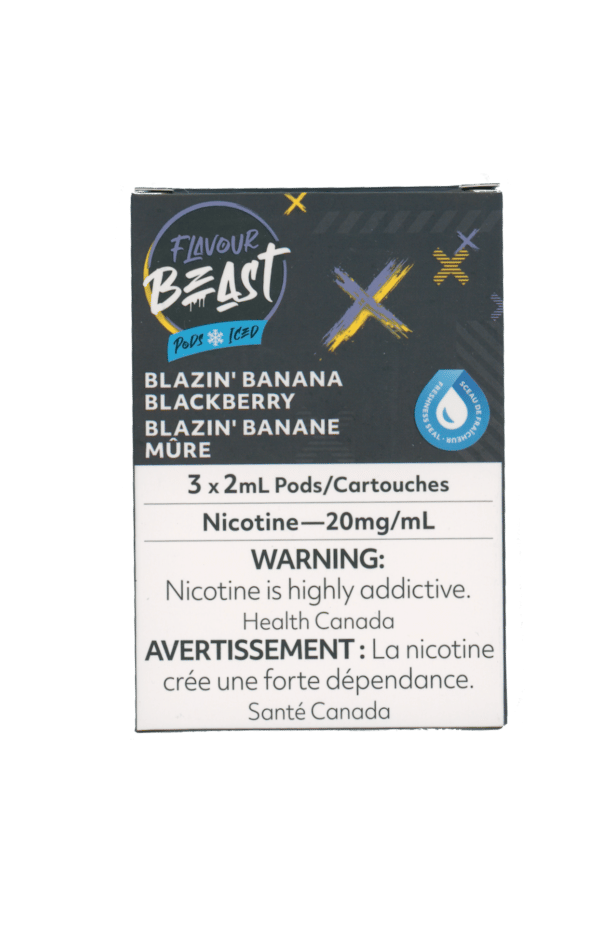 Blazin Banana Blackberry Pods By Flavour beast