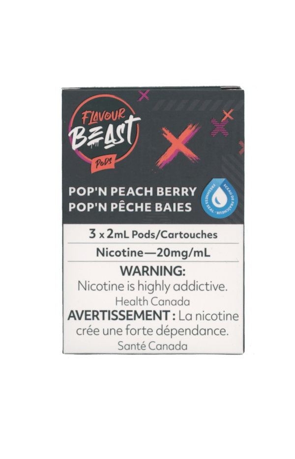 Popn Peach Berry Pods By Flavour Beast
