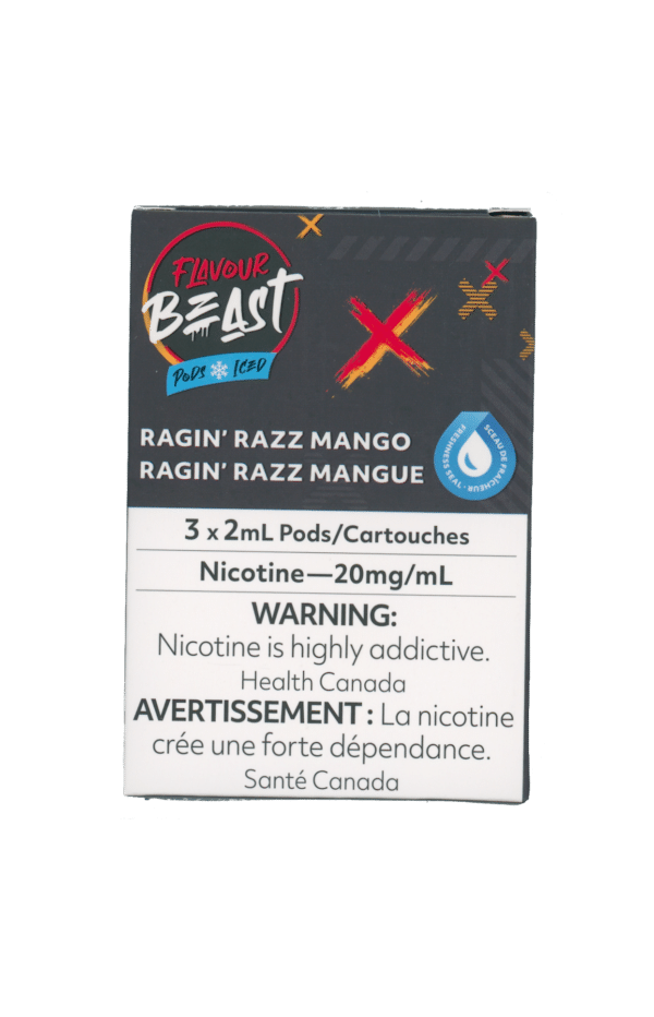 Ragin Razz Mango Pods By Flavour Beast
