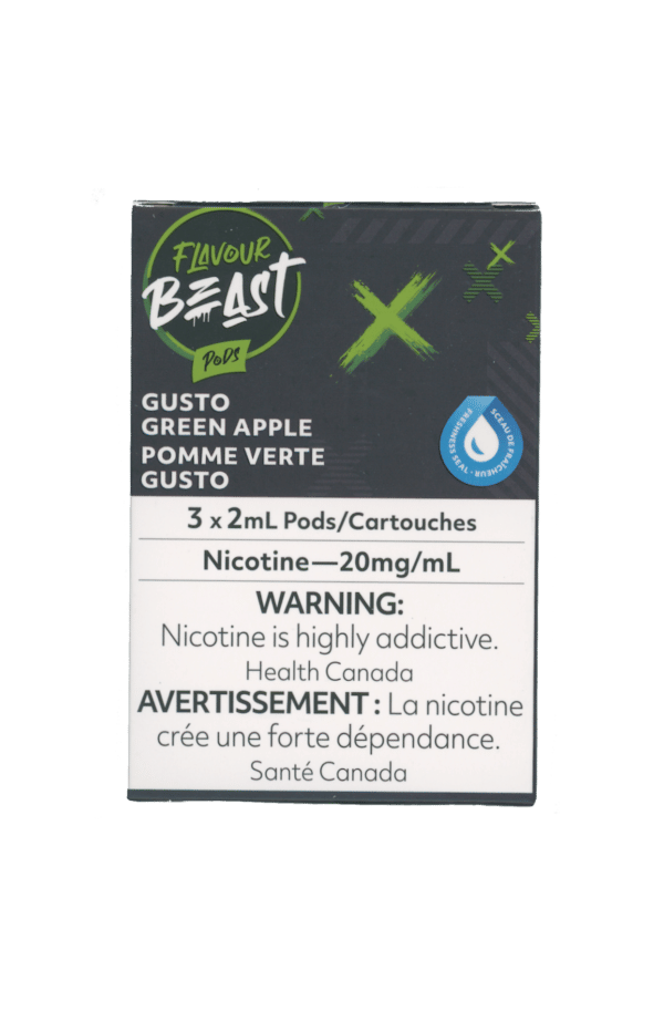Gusto Green Apple Pods By Flavour Beast
