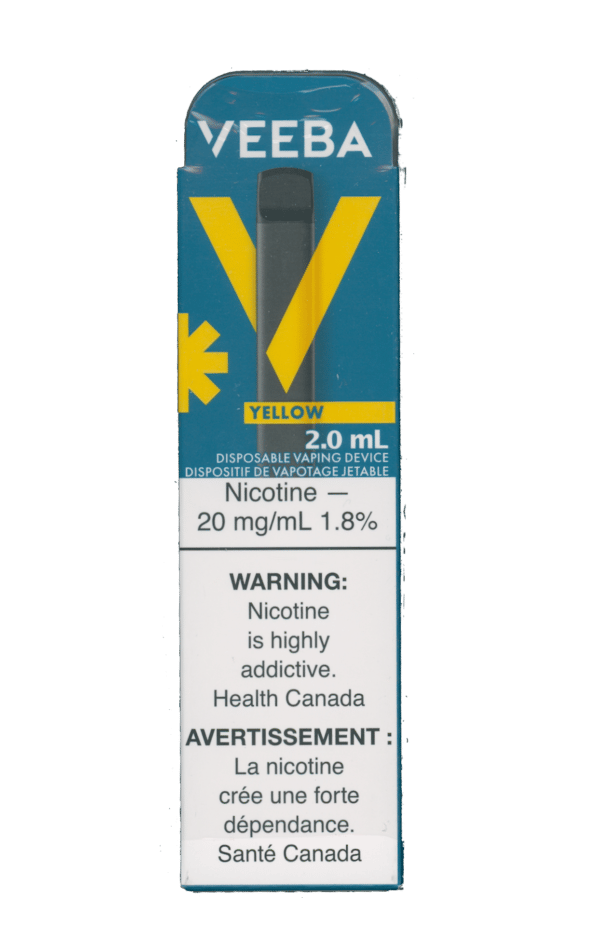 Veeba Yellow 2mL Disposable